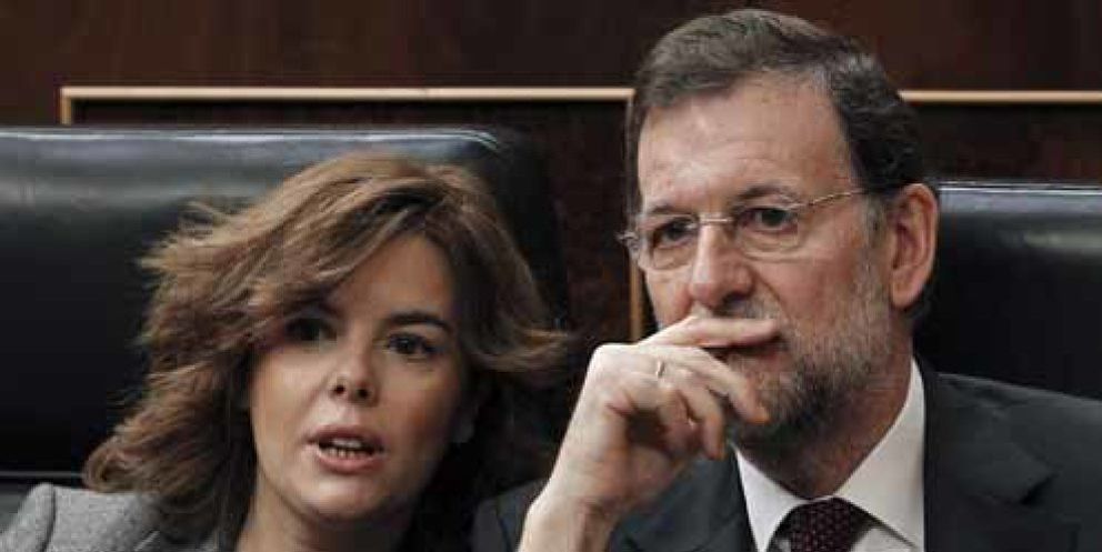 Foto: Soraya, Rajoy y la lealtad del número dos