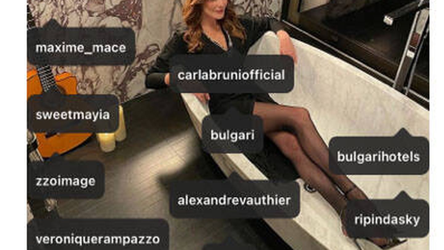 Carla Bruni. (Instagram)