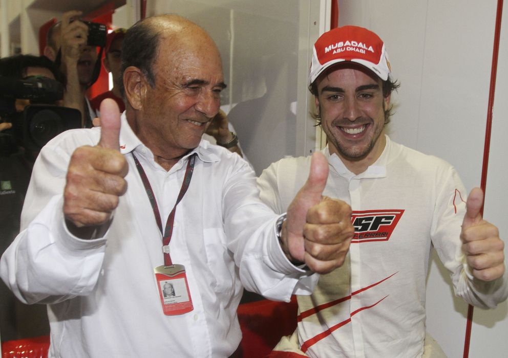 Foto: Fernando Alonso y Emilio Botín en septiembre de 2010 (Gtres)