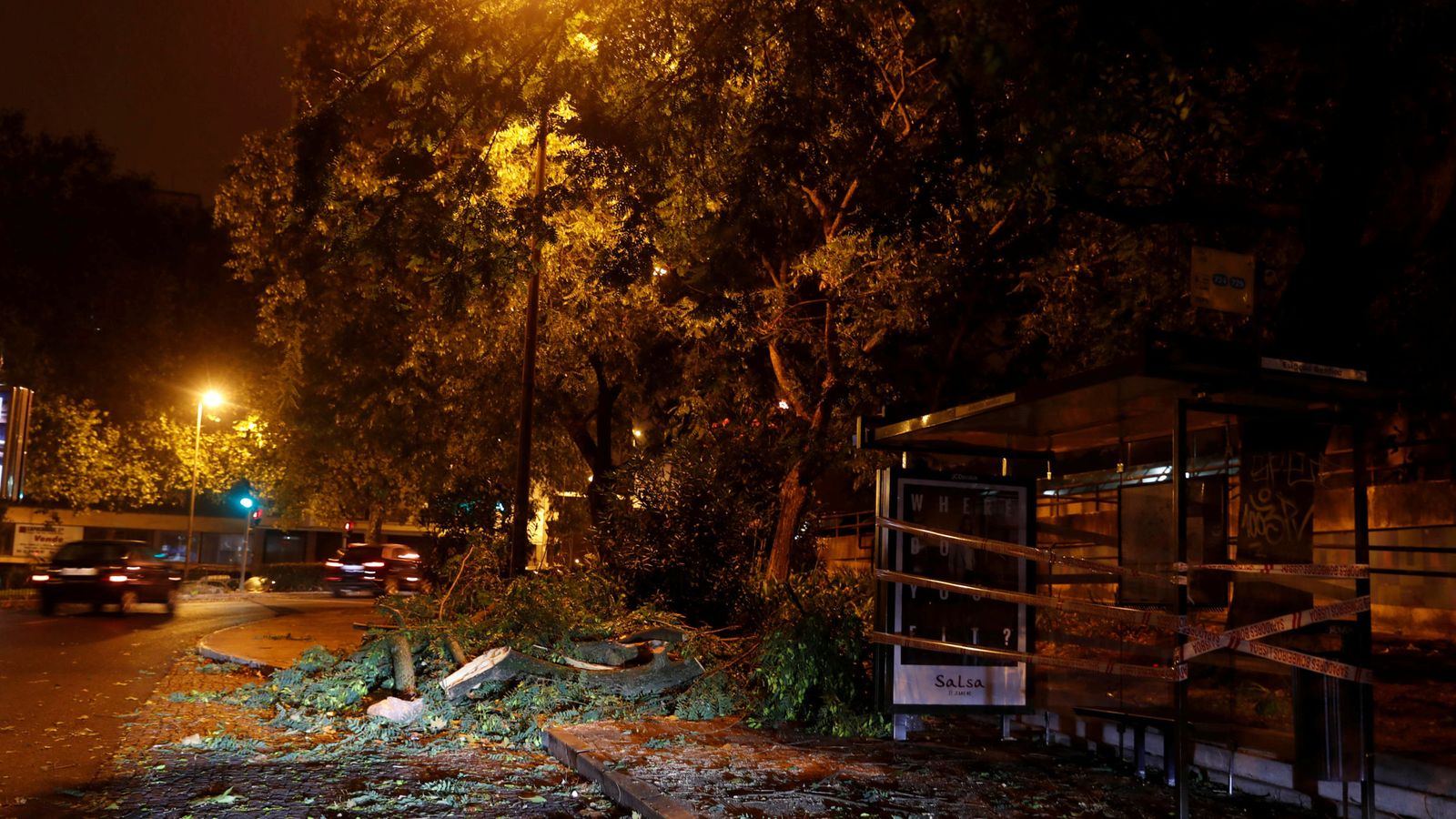 Foto: Los destrozos provocados por Leslie en Lisboa. (Reuters)