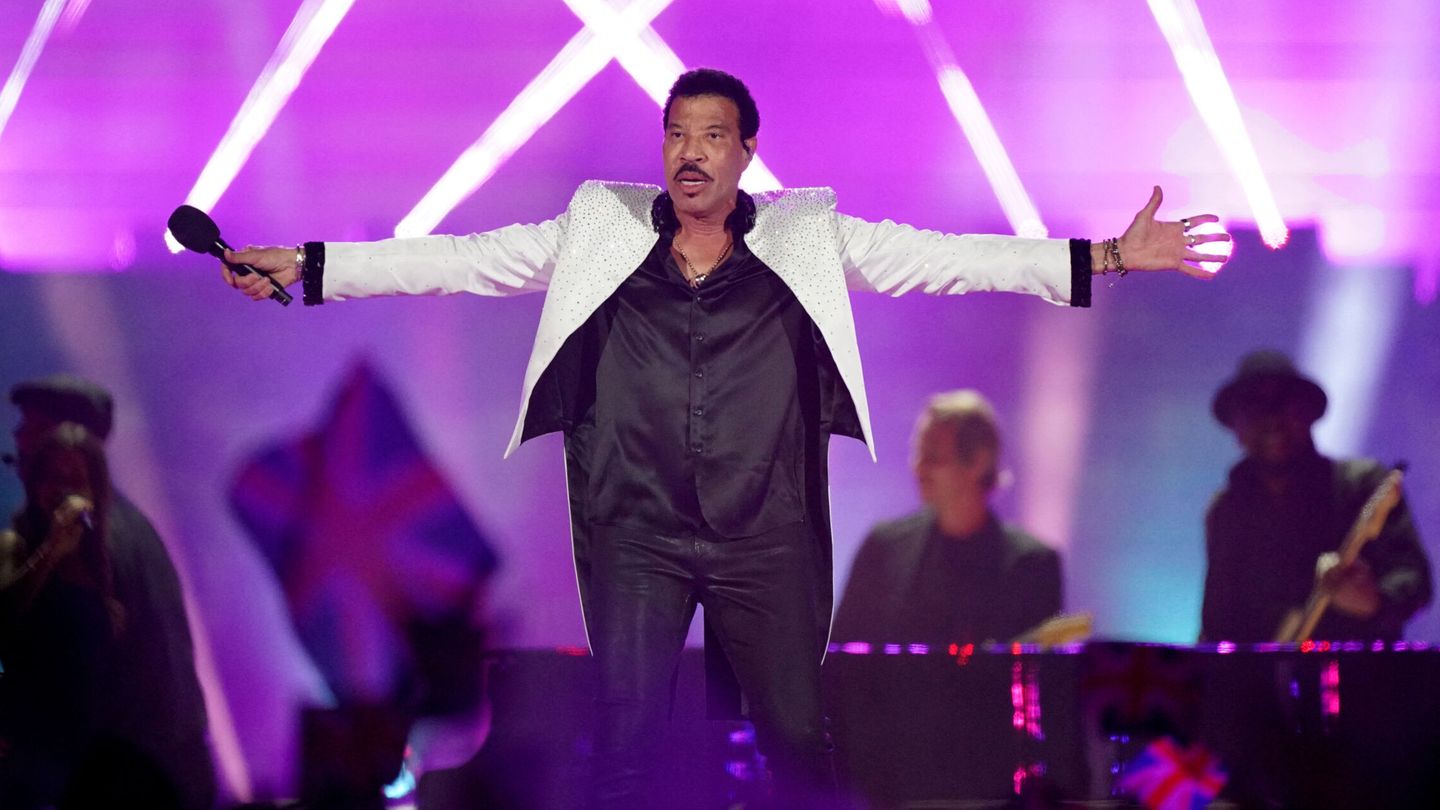 Lionel Richie, durante el concierto en Windsor. (Reuters)