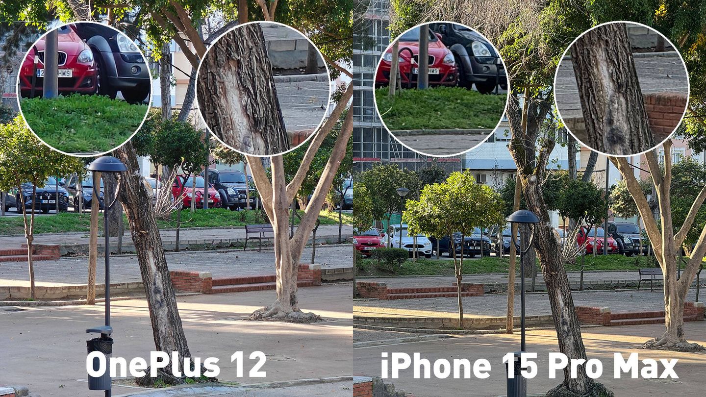 OnePlus 12 vs. iPhone 15 Pro Max. (Carlos Martínez)