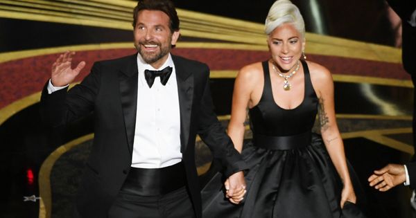 Foto: Bradley Cooper y Lady Gaga después de su actuación en la 91º Gala de los Premios Oscar. (Getty)