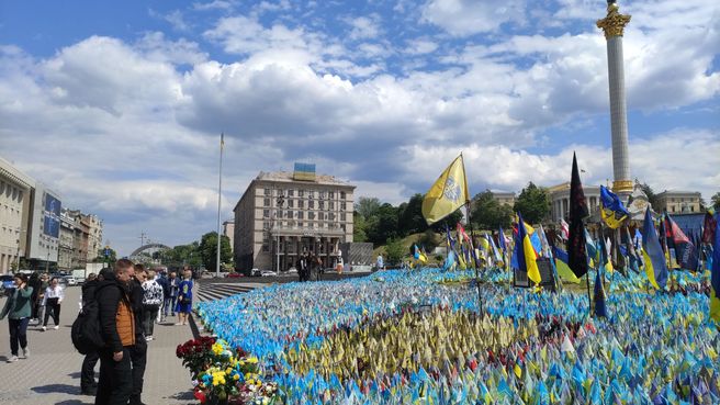 Foto de Homenaje a los caídos de la guerra en Ucrania