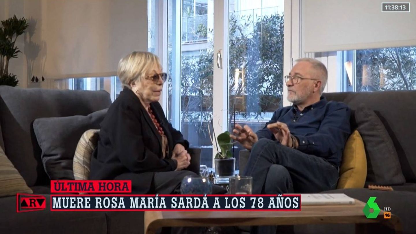 Rosa Maria y su hermano Xavier Sardà. (Atresmedia)