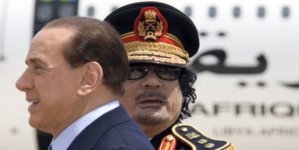 Foto: Italia teme perder con la caída de Gadafi un socio de 12.000 millones de euros