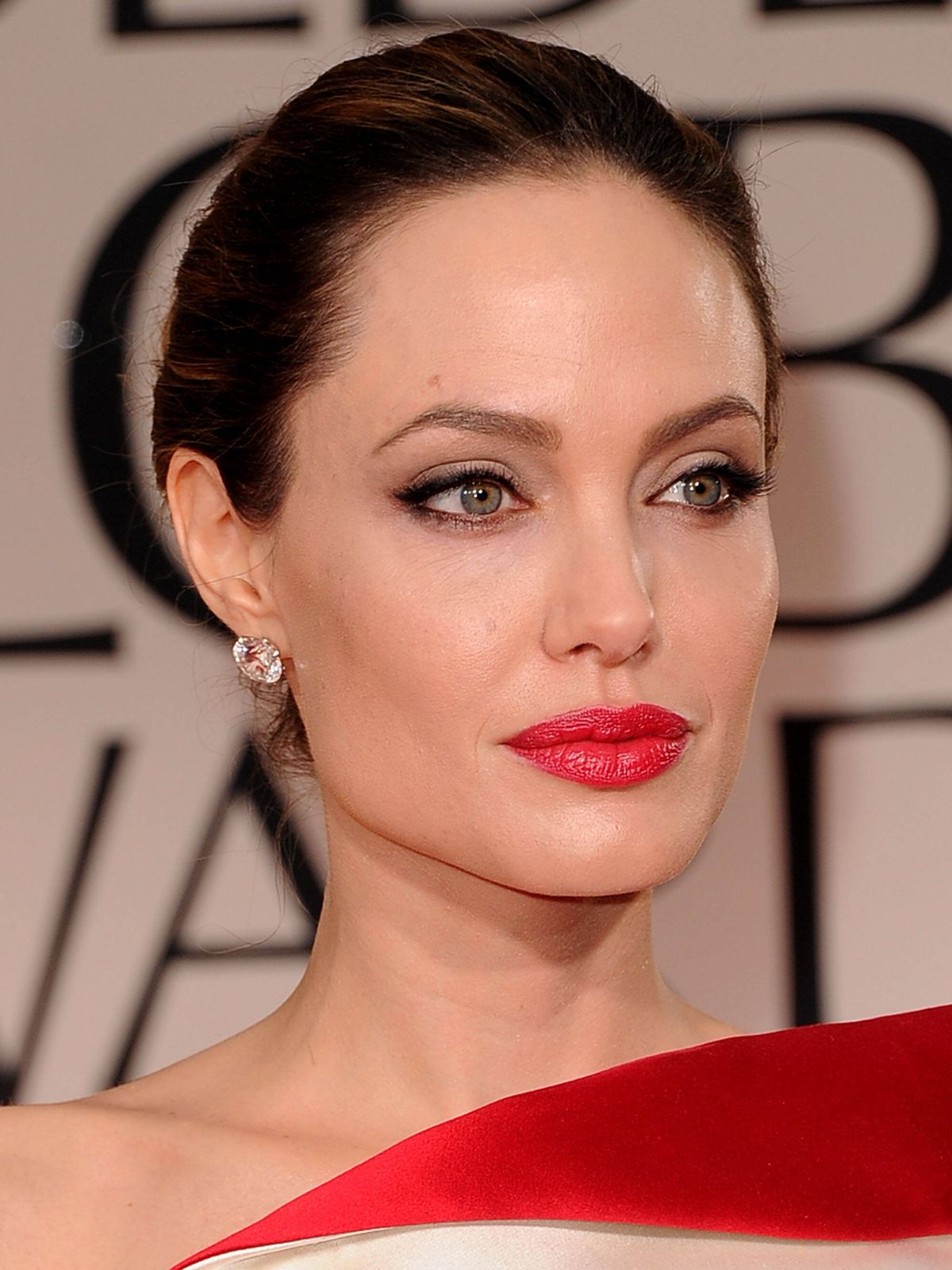 Angelina Jolie, en los Globos de Oro de 2012. (Getty/Jason Merritt)