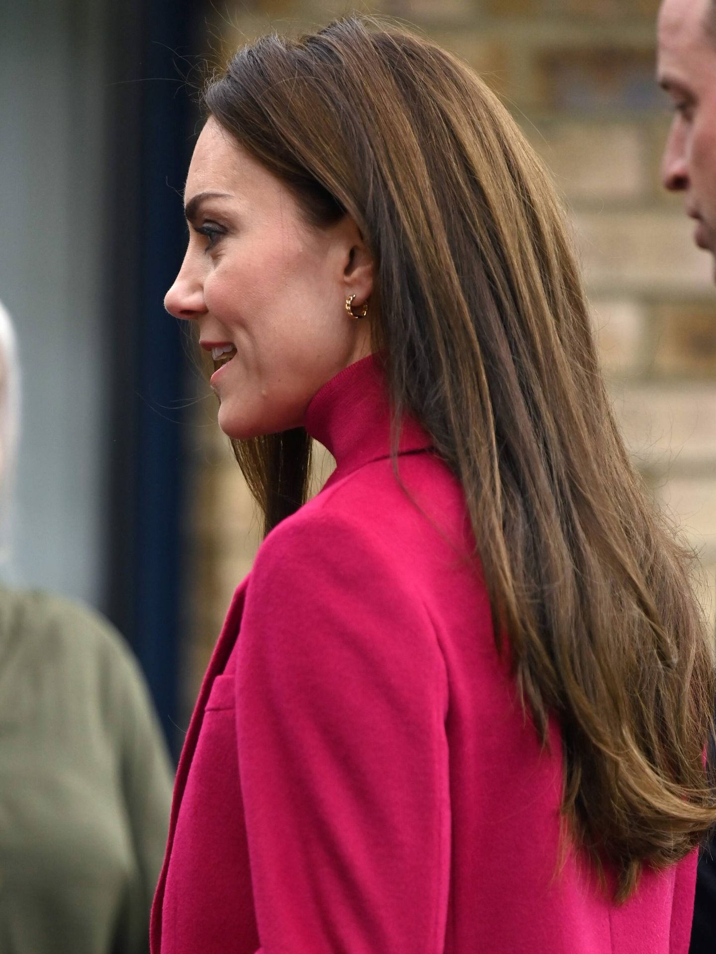 Detalle del balayage de Kate Middleton. (Cordon Press/Doug Peters)