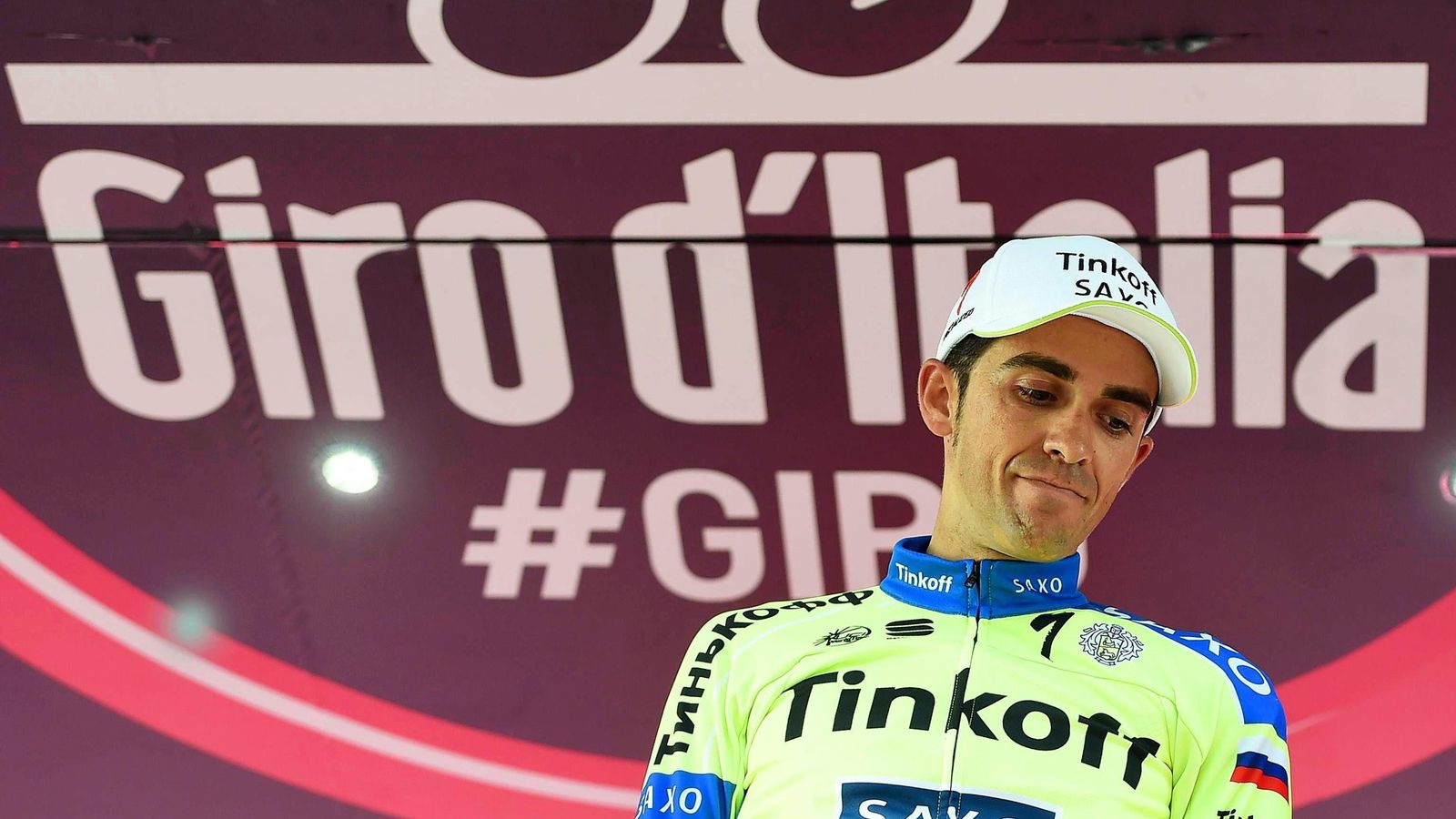 Foto: Contador tras conservar el liderato en la sexta etapa (Efe).