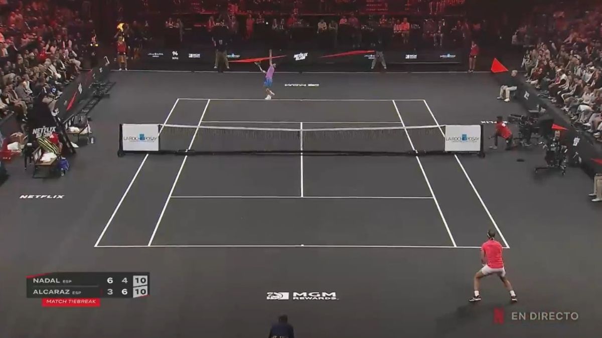 Nadal - Alcaraz hoy, Netflix Slam: resumen y resultado del partido de tenis, en directo