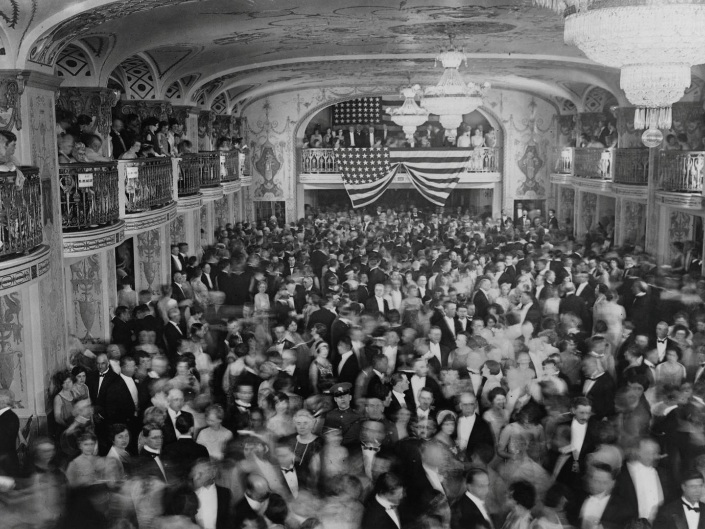Baile inaugural de Herbert Hoover. (Reuters/Library of Congress)