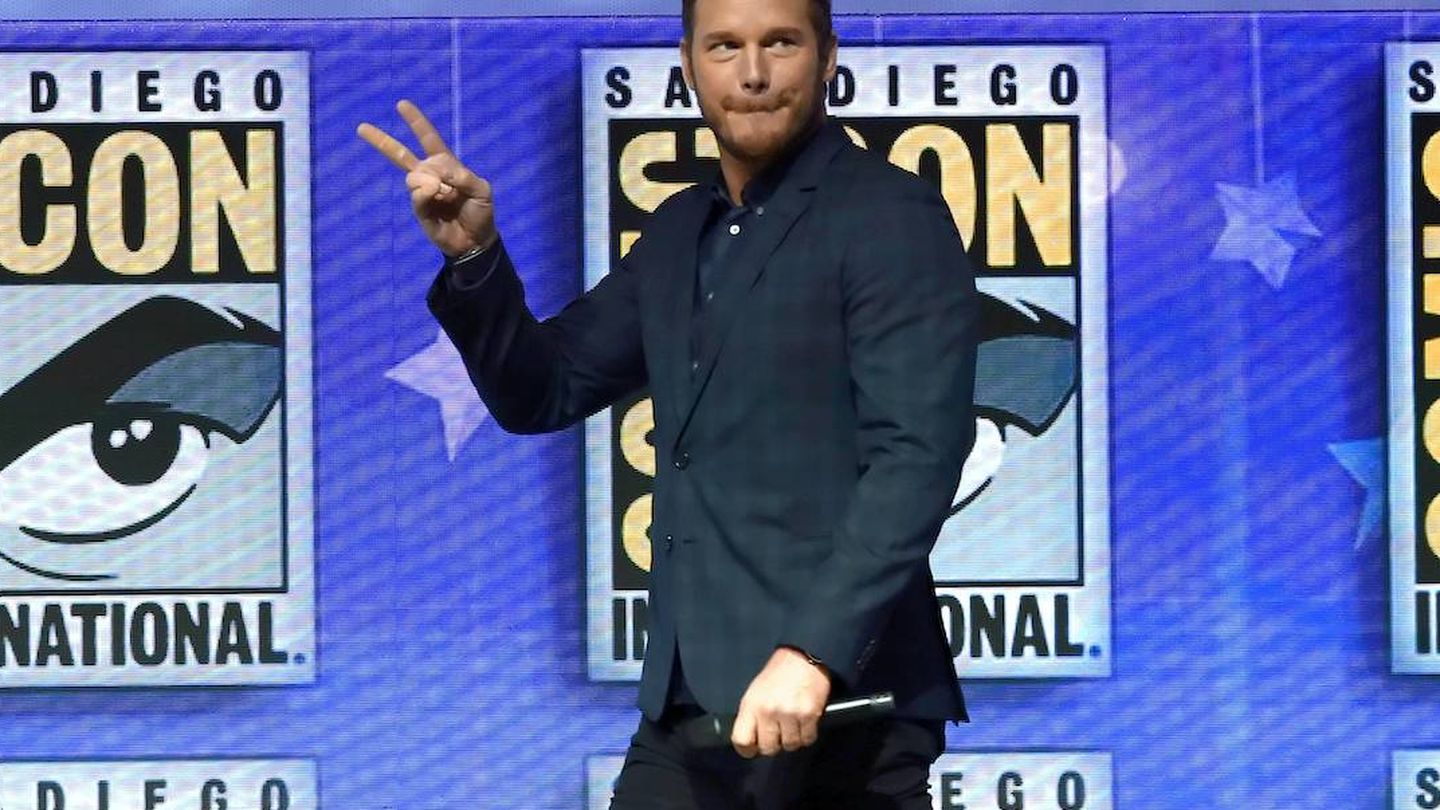 Chris Pratt en la Comic Con. (Getty)