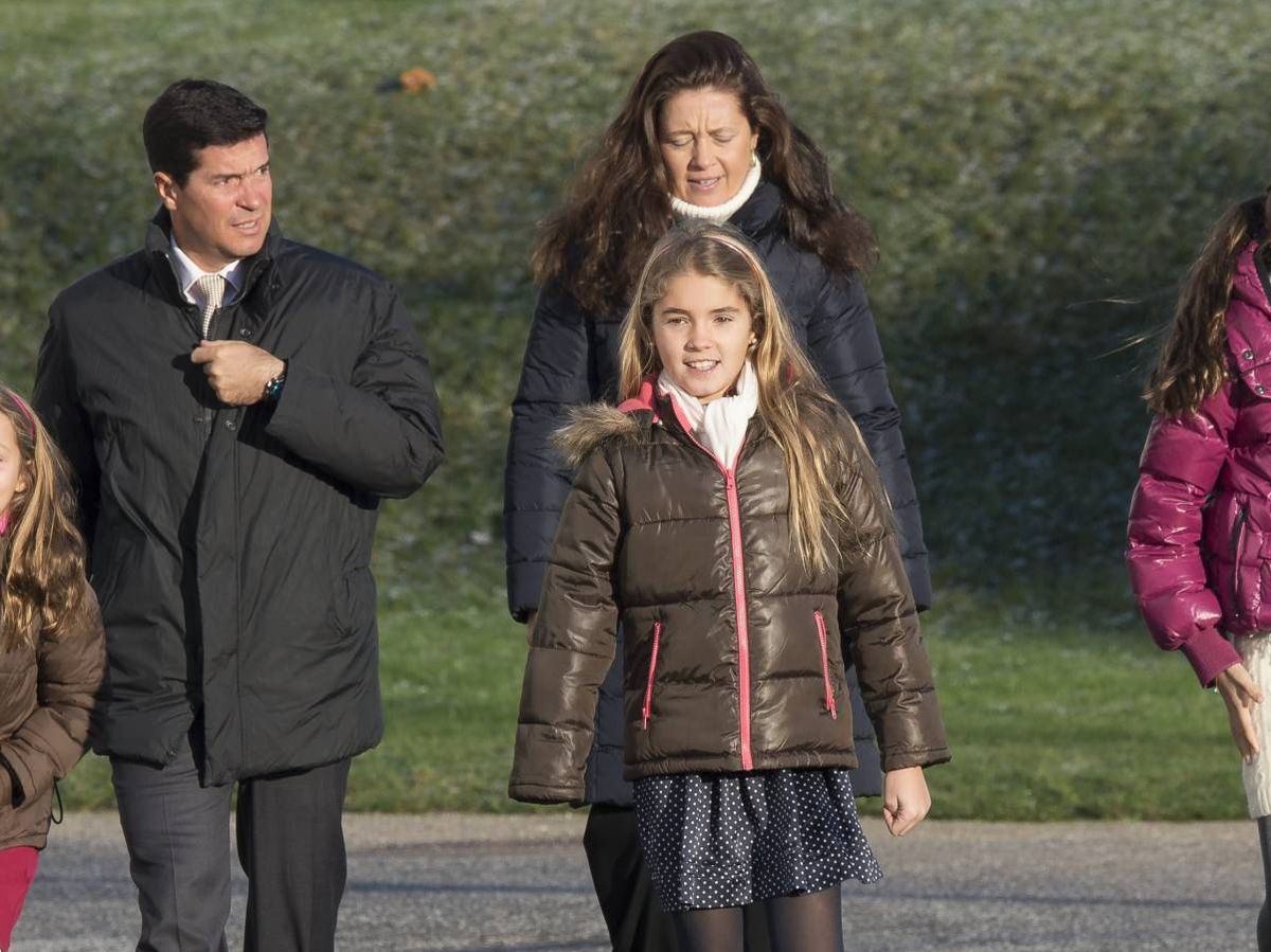 Foto: Ana María, con sus padres en Dinamarca. (Cordon Press)