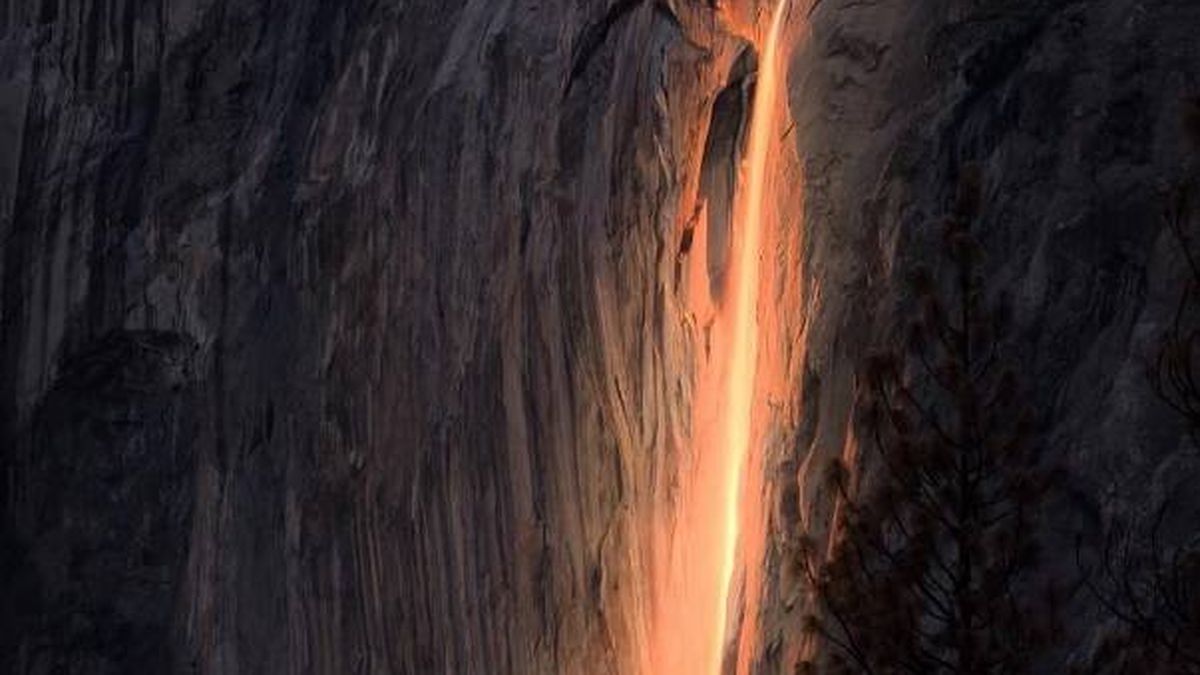 La espectacular 'cascada de fuego' del Parque Nacional de Yosemite
