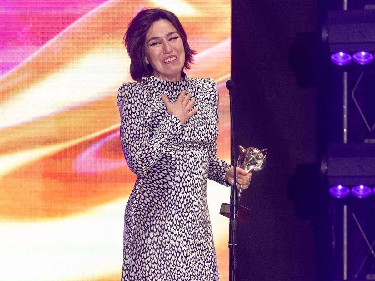 Foto: Lola Dueñas recibe el Premio Feroz a Mejor Actriz Protagonista en una Serie por ‘La Mesías’. (Europa Press)