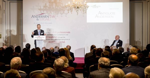 Foto: Jaime Olleros, socio director de Andersen Tax & Legal en España, durante el acto.