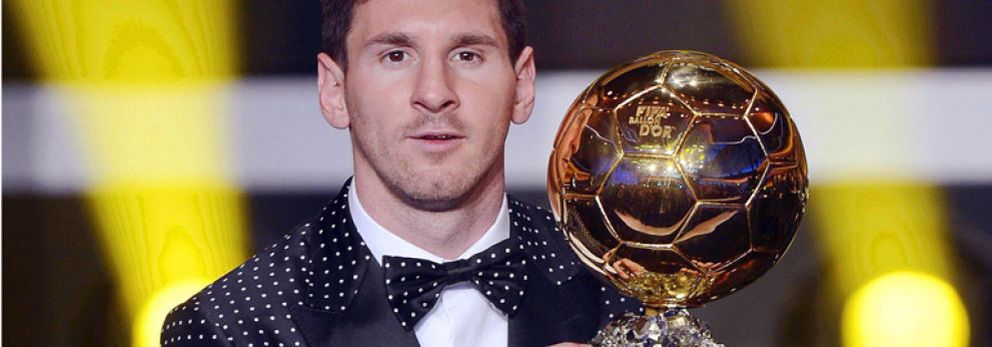 Foto: Messi sorprende en la Gala del Balón de Oro con un esmoquin de lunares