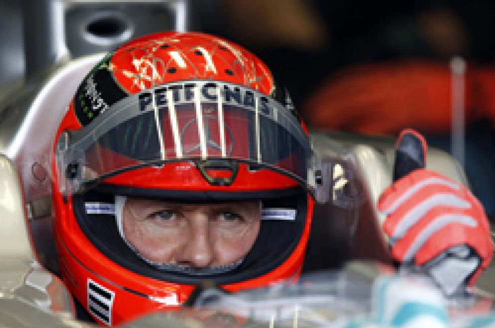 Foto: Schumacher, 'alemán perfecto' hasta para dejar caer su retirada definitiva de la F1