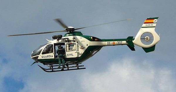 Foto: Helicópteros EC135 de la Guardia Civil enviados a Cataluña. (EC)