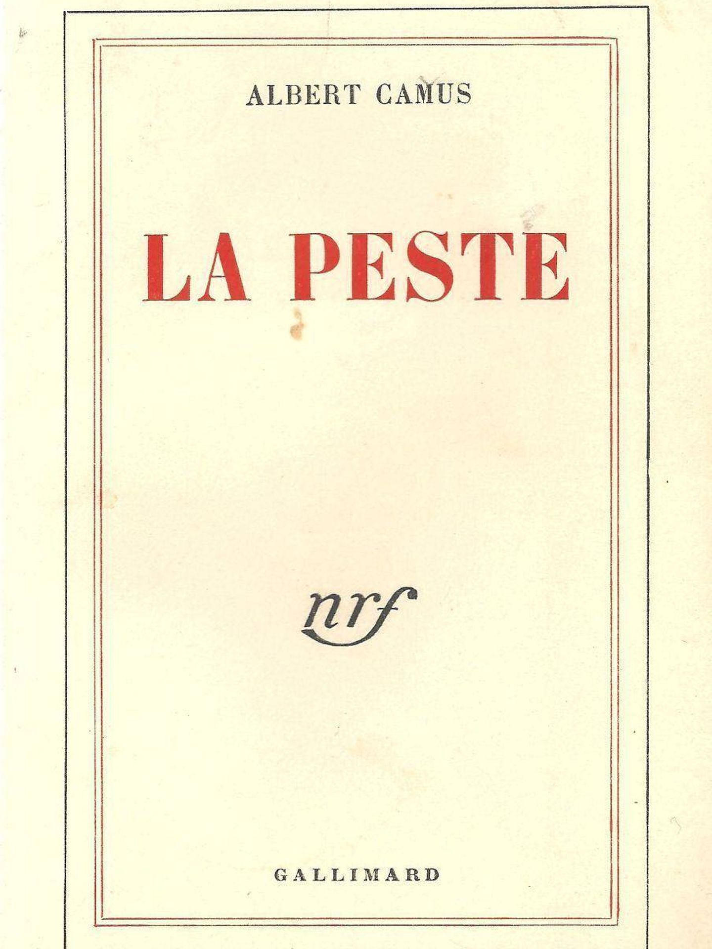 'La peste' (1947)