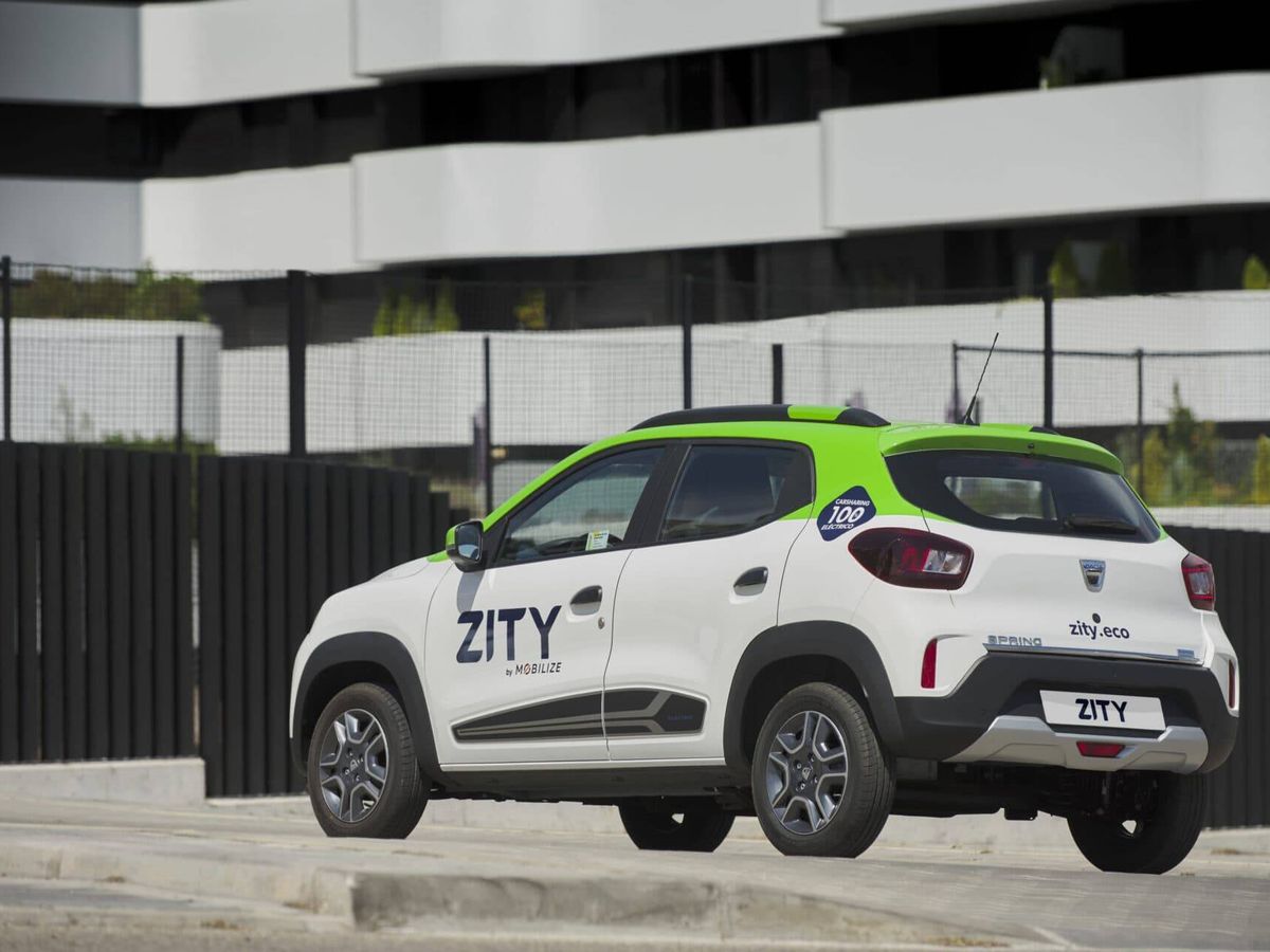 Foto: La flota de Zity en Madrid se compone de coches eléctricos de Dacia y Renault. (Zity)