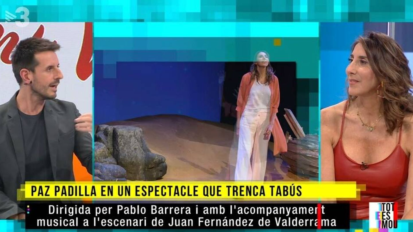 Jordi Gil y Paz Padilla en 'Tot es mou'. (TV3)