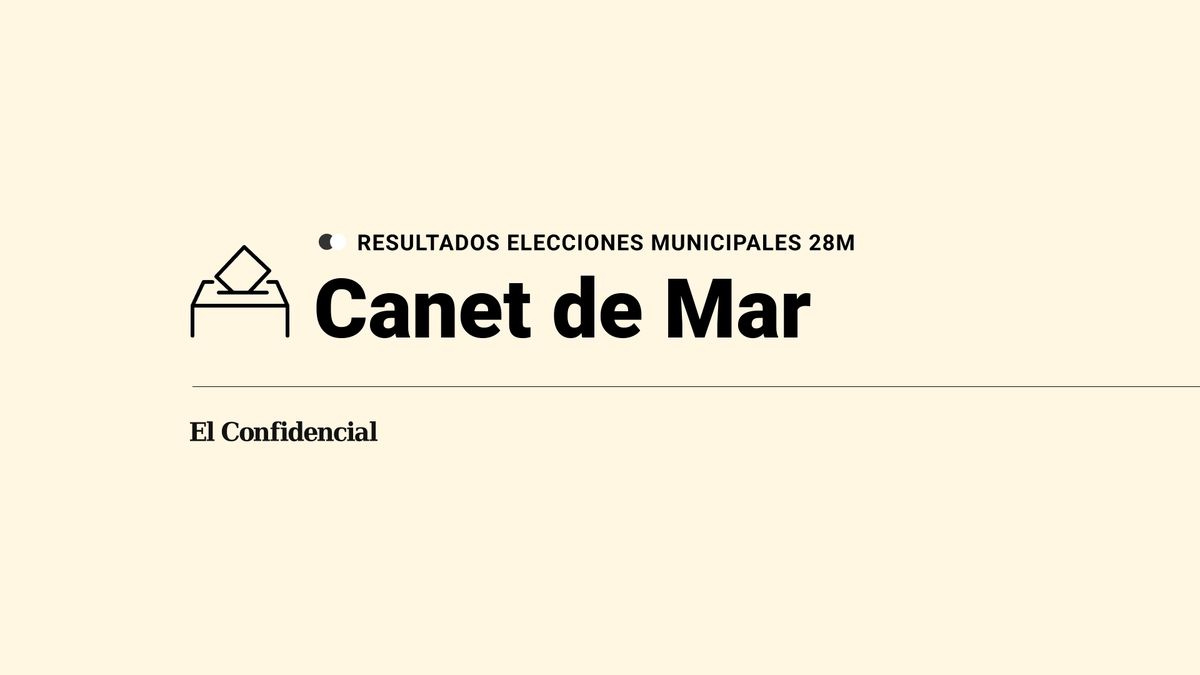 Resultados y ganador en Canet de Mar durante las elecciones del 28-M, escrutinio en directo