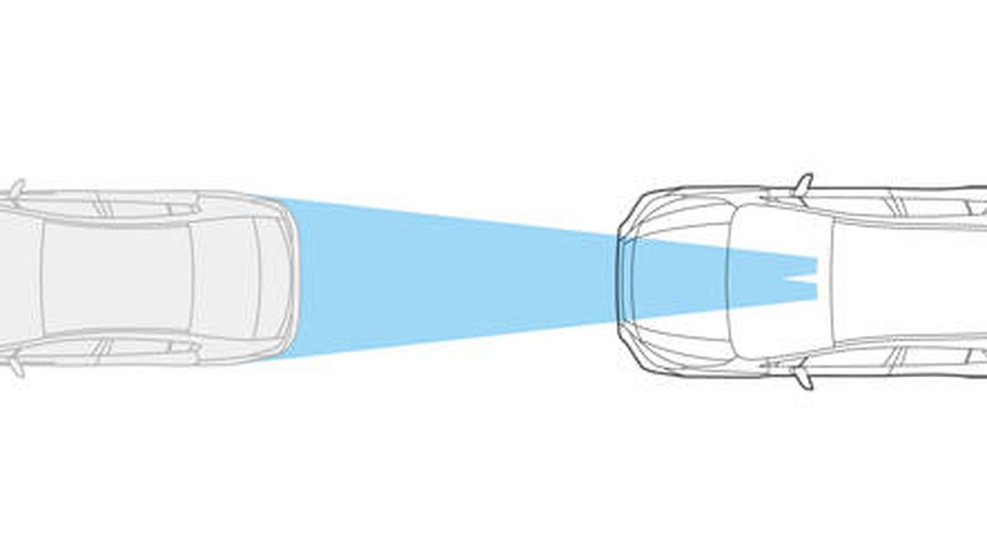 Los nuevos sistemas de seguridad controlan la distancia con otro vehículo. (Subaru)