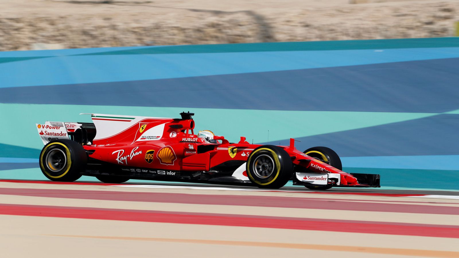 Foto: Sebastian Vettel, en el circuito de Sakhir. (Reuters)