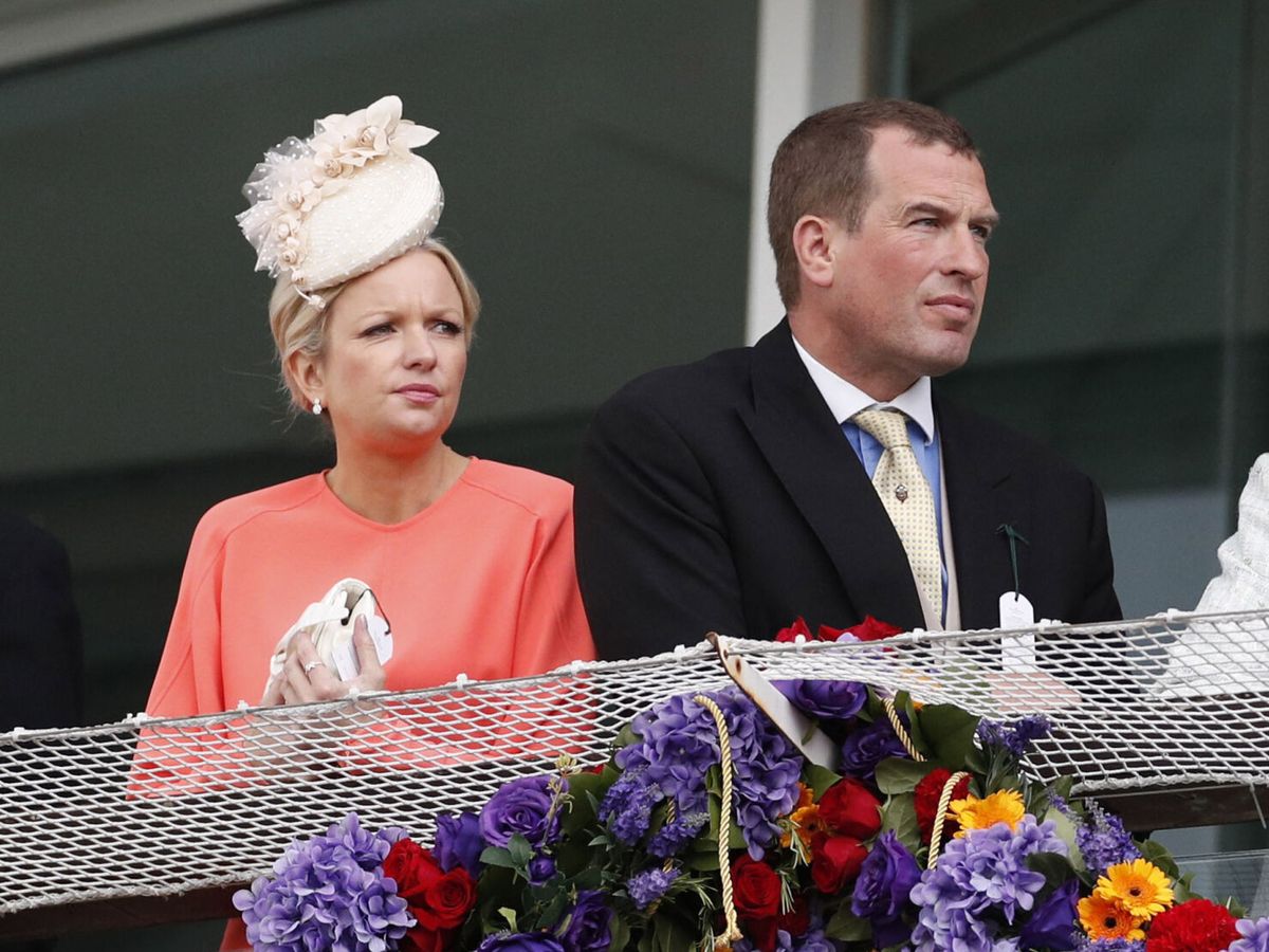 Foto: Peter Phillips, con su novia, Lindsay Wallace. (Reuters/Andrew Boyers)
