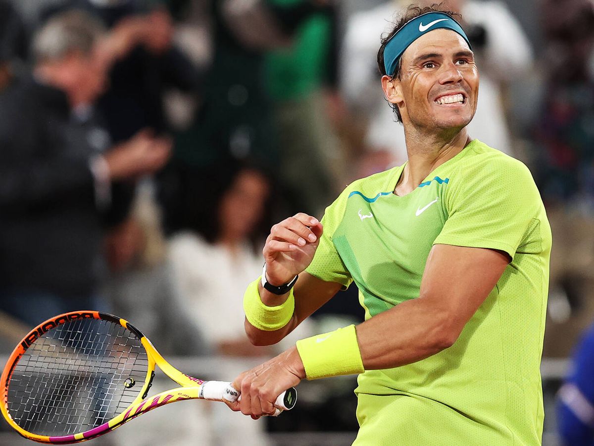 Foto: Nadal celebra su victoria ante Djokovic. (Getty/Ryan Pierse)