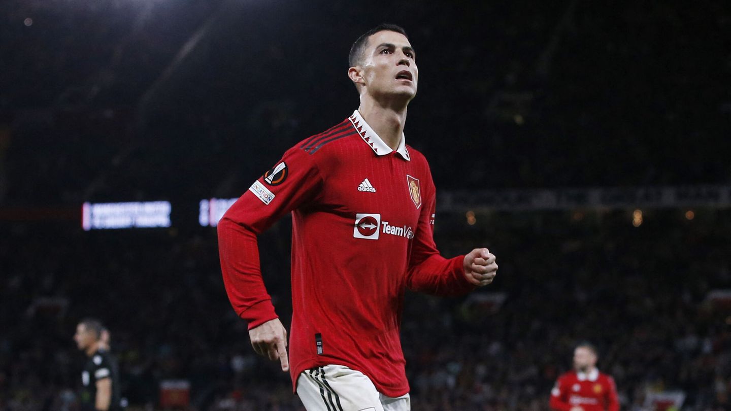 Cristiano celebra un gol con el United. (Reuters/Craig Brough)