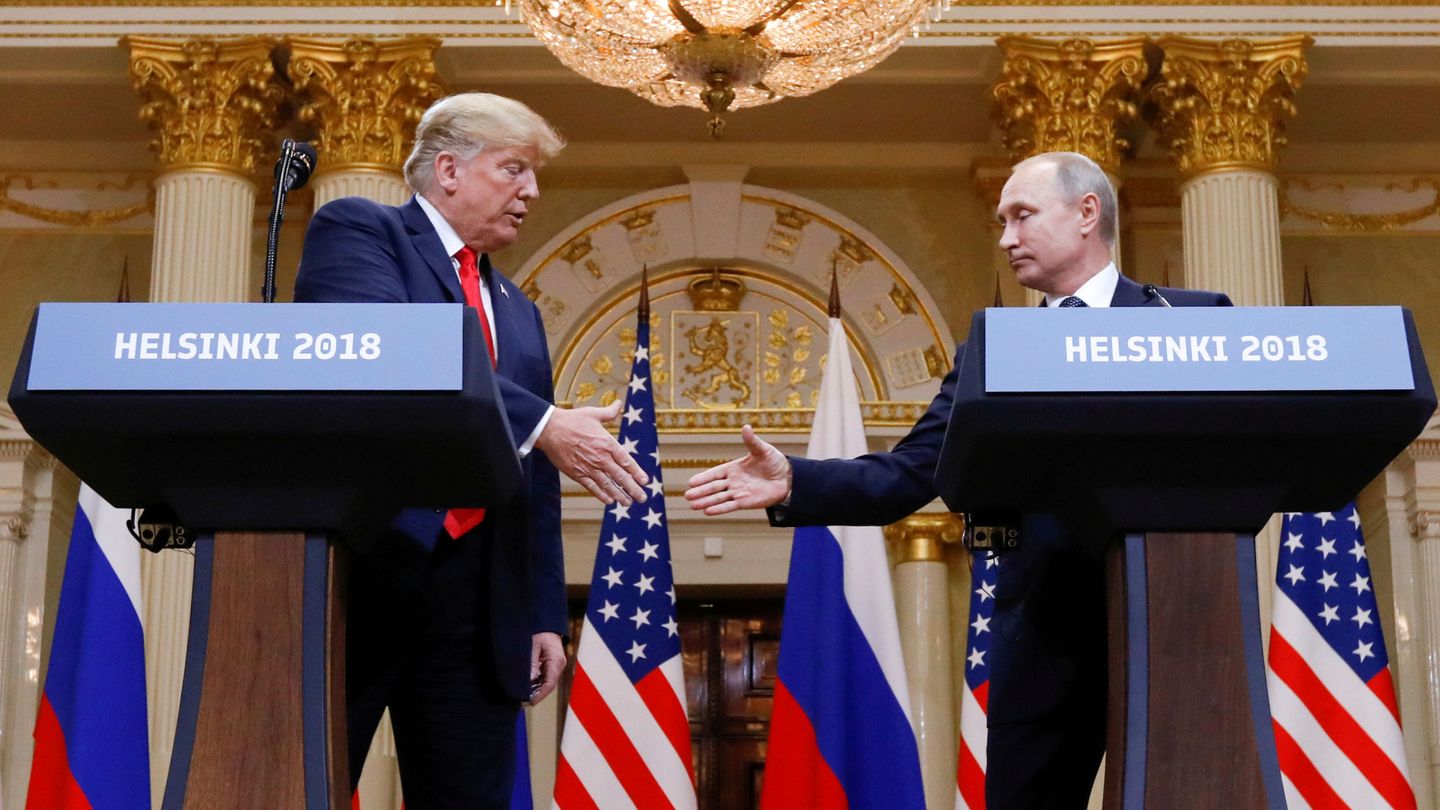 Foto de archivo de una conferencia del presidente de EEUU y el presidente de Rusia, Vladimir Putin. (Reuters)