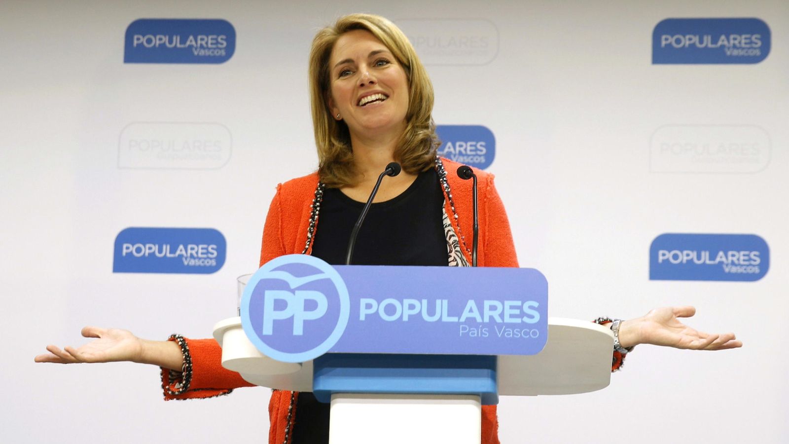 Foto: Arantza Quiroga abandona la presidencia del PP del País Vasco. (EFE)