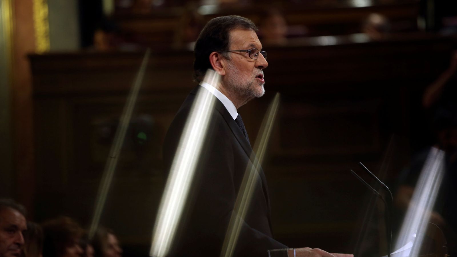 Foto: El presidente del Gobierno, Mariano Rajoy, durante la sesión de su investidura el pasado sábado. (Reuters)