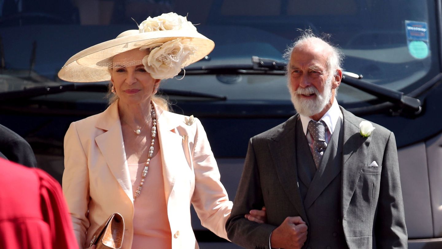 Los príncipes Michael de Kent, primos de la reina Isabel. (Reuters)