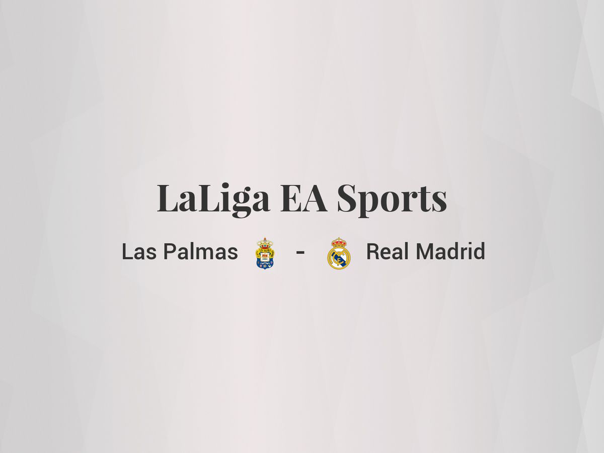 Foto: Resultados Las Palmas - Real Madrid de LaLiga EA Sports (C.C./Diseño EC)