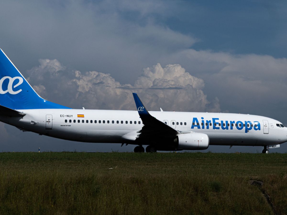 Foto: Un avión de la compañía Air Europa. (Europa Press/Gustavo de la Paz)