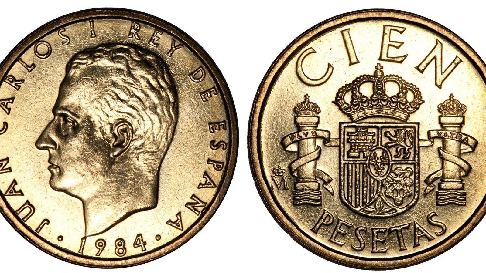 Foto: La antigua moneda de cien pesetas 