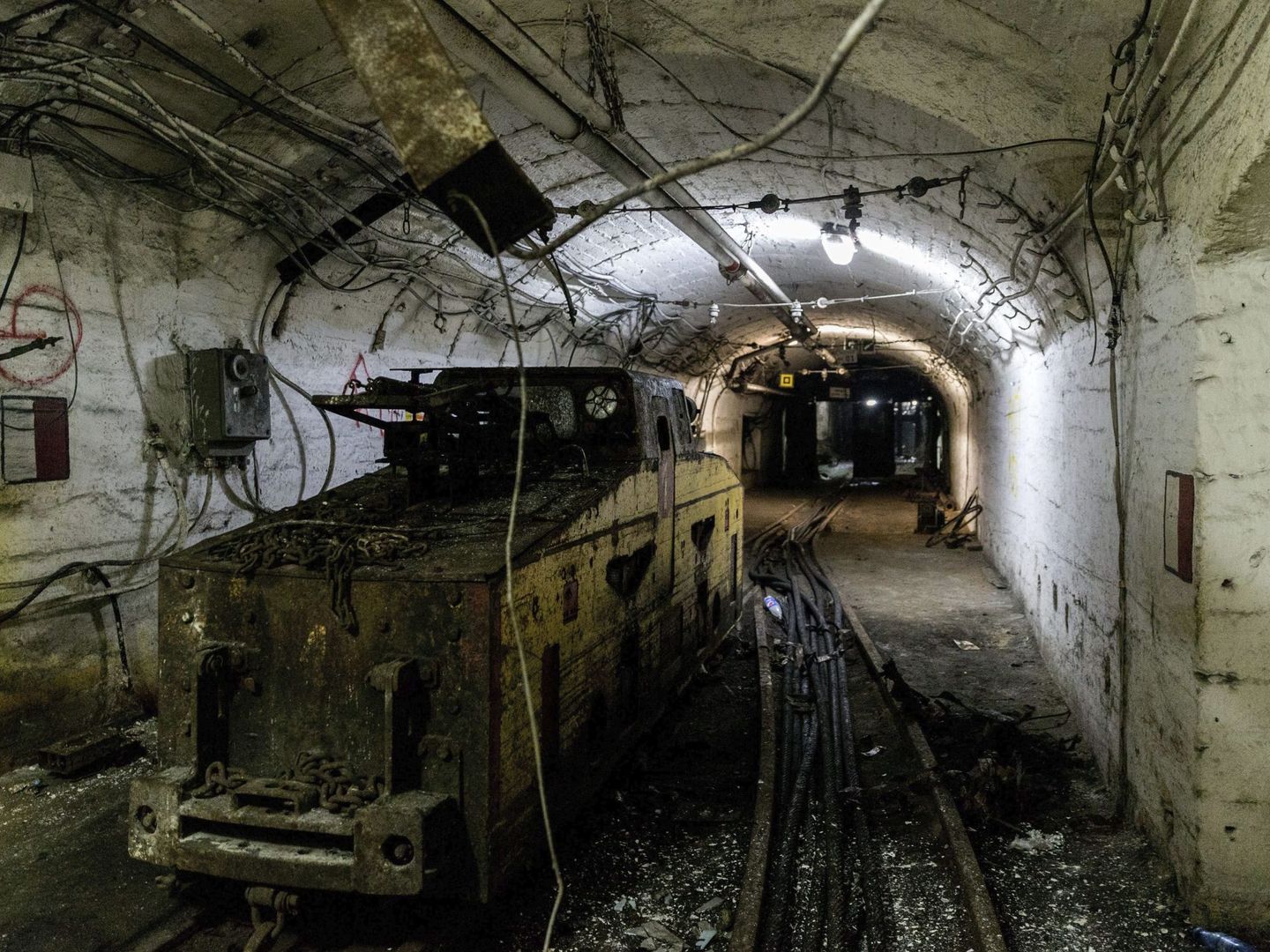 Un túnel en una mina de carbón al sur de Polonia que ya no está en servicio. (EFE Andrzej Grygiel) 
