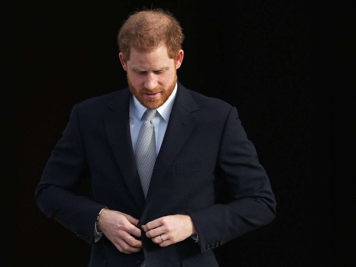 Foto: La falta del cabello del príncipe Harry se centra en su coronilla. (Cordon Press)