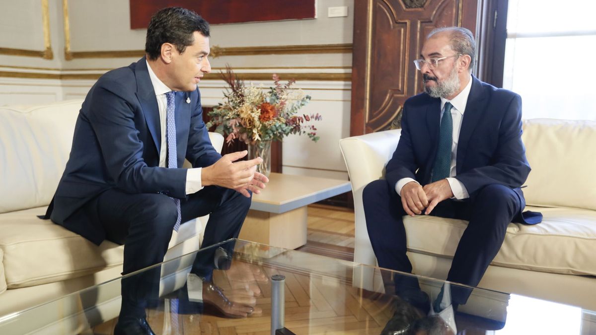 Moreno y Lambán defienden la autonomía fiscal y una nueva financiación