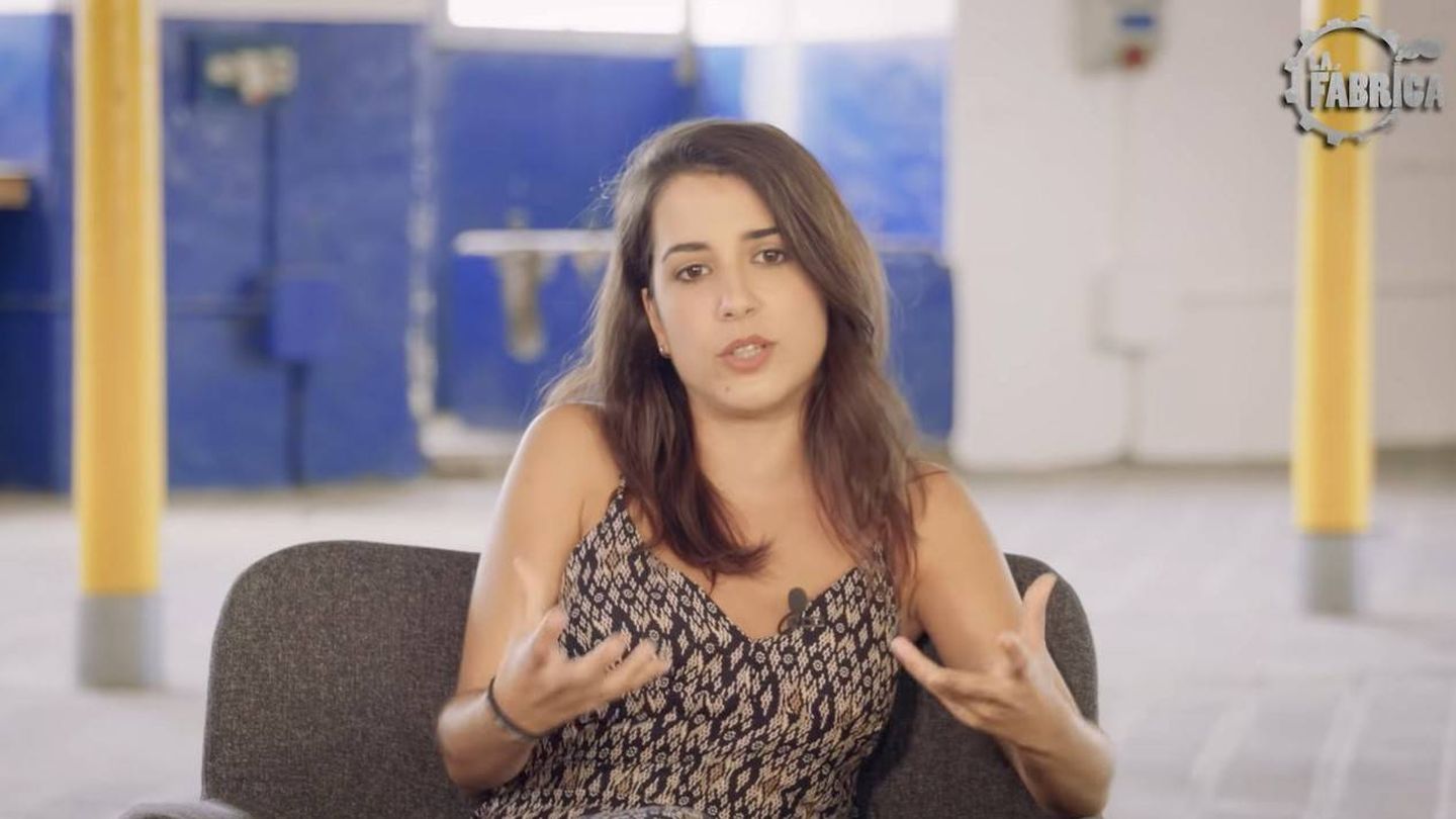 Rocío Vidal, en el programa 'La Fábrica' de Rufián. (Youtube)
