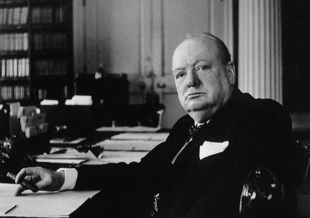 Foto: Winston Churchill en 1940.