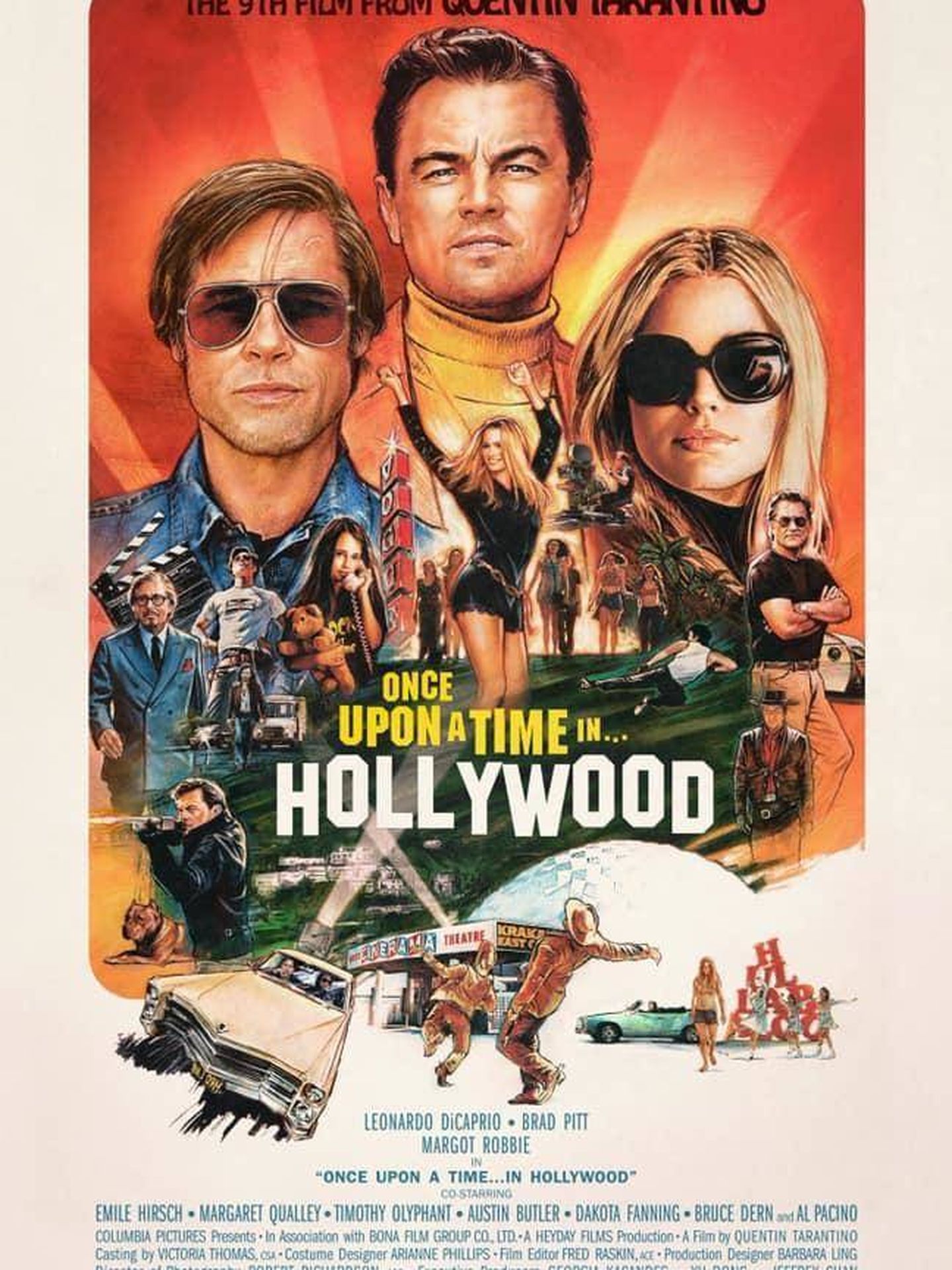 Cartel de 'Érase una vez en... Hollywood'. (Sony Pictures)