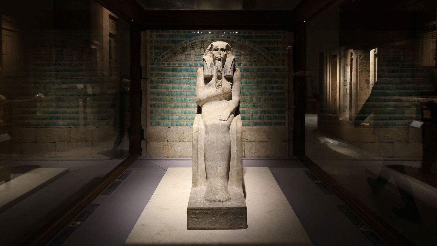 Estatua del faraón Zoser en el Museo de El Cairo.  REUTERS / Amr Abdallah Dalsh