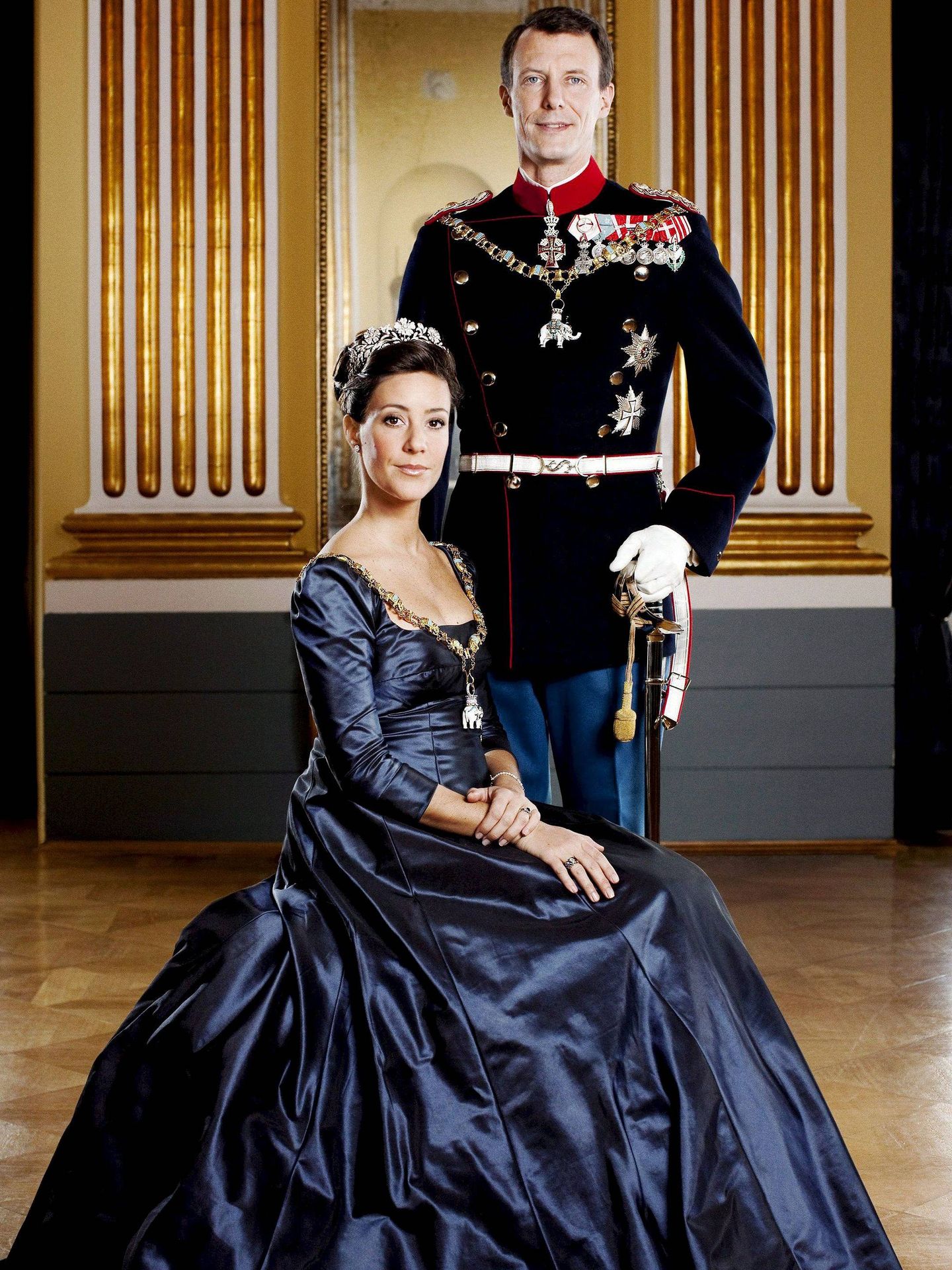 Una imagen de archivo del príncipe Joaquín y la princesa Marie. (EFE/Steen Brogaard) 