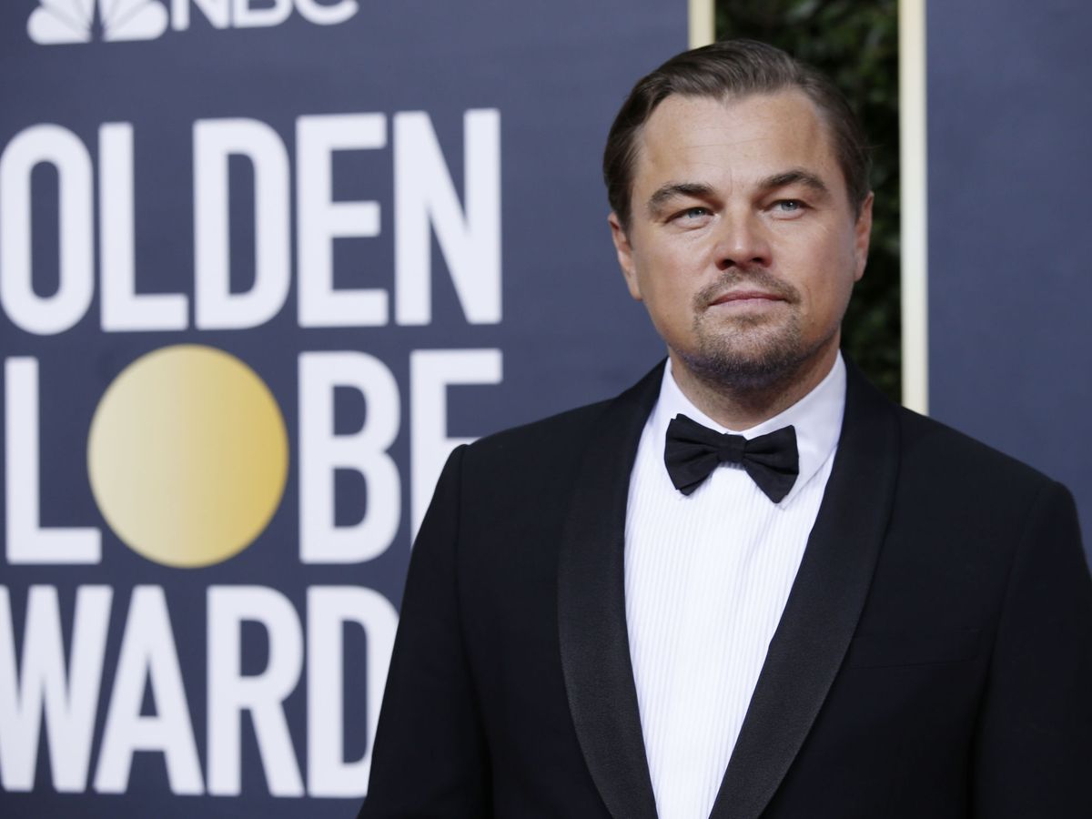 Foto: DiCaprio en la alfombra roja de la edición de los Globos de Oro de 202. Foto: Reuters 