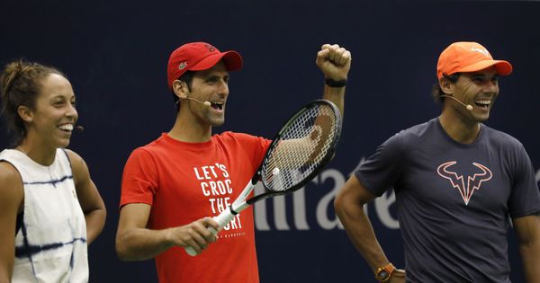 Foto: Djokovic y Nadal, en un evento reciente. (Reuters) 