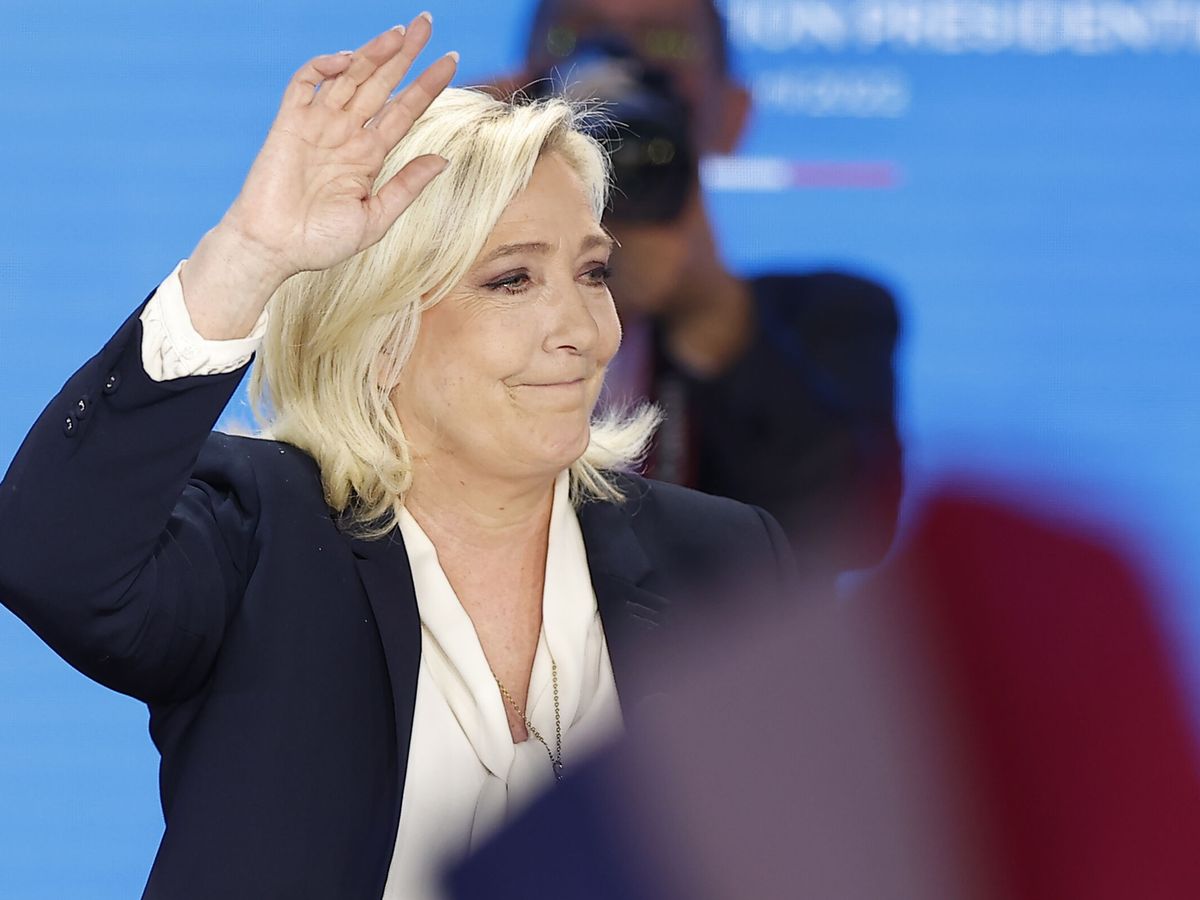 Foto: Marine Le Pen admite la derrota en las elecciones francesas. (EFE/Ian Langsdon)